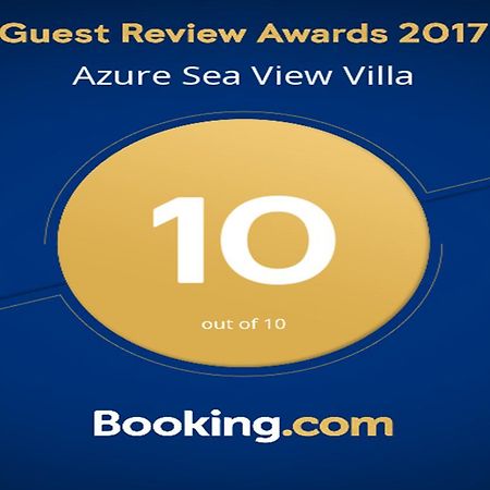 Azure Sea View Villa Rethymno Exterior foto