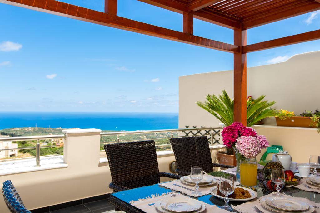Azure Sea View Villa Rethymno Quarto foto