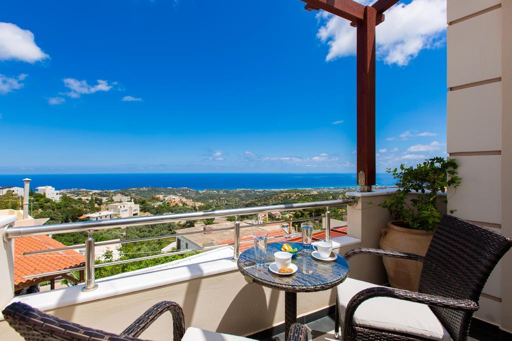 Azure Sea View Villa Rethymno Quarto foto